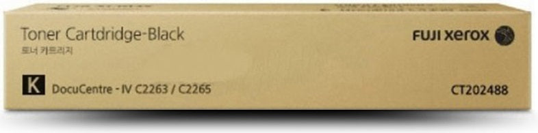 Genuine Fuji Xerox CT202488 Black Toner Cartridge ApeosPort C2060 C2560 C3060 V C2263 V C2260 (Marble) 22,000 print