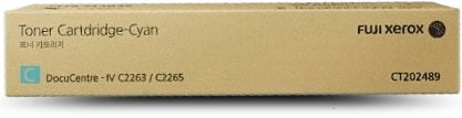 Genuine Fuji Xerox CT202489 Cyan Toner Cartridge ApeosPort C2060 C2560 C3060 V C2263 V C2260 (Marble) 15,000 Print