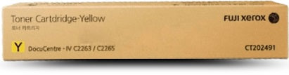 Genuine Fuji Xerox CT202491 Yellow toner cartridge ApeosPort C2060 – C2560 – C3060 - V C2263 - V C2260 (Marble) 15,000 Print