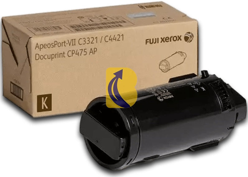 Genuine Fuji Xerox CT203346 (CT203350) Black Toner Cartridge 15000 Pages VII C3321 C4421 CP475