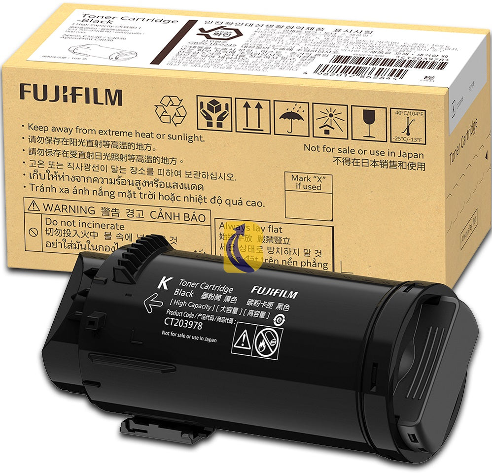 Genuine FujiFilm CT203978 Black Toner Cartridge 15,000 Print