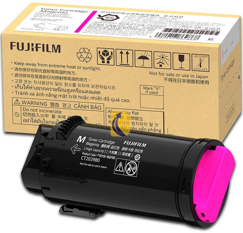 Genuine FujiFilm CT203980 Magenta Toner Cartridge 11,000 Print