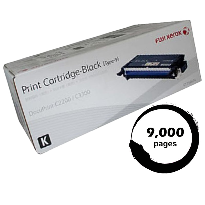 Genuine Fuji Xerox C2200 CT350674 Black Toner Cartridge 9,000 Print