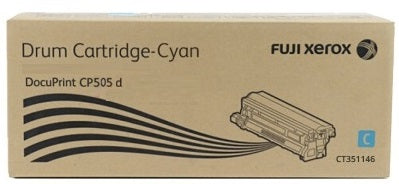 Genuine Fuji Xerox DocuPrint CP505d Cyan Drum Unit (CT351146) - 40,000 page