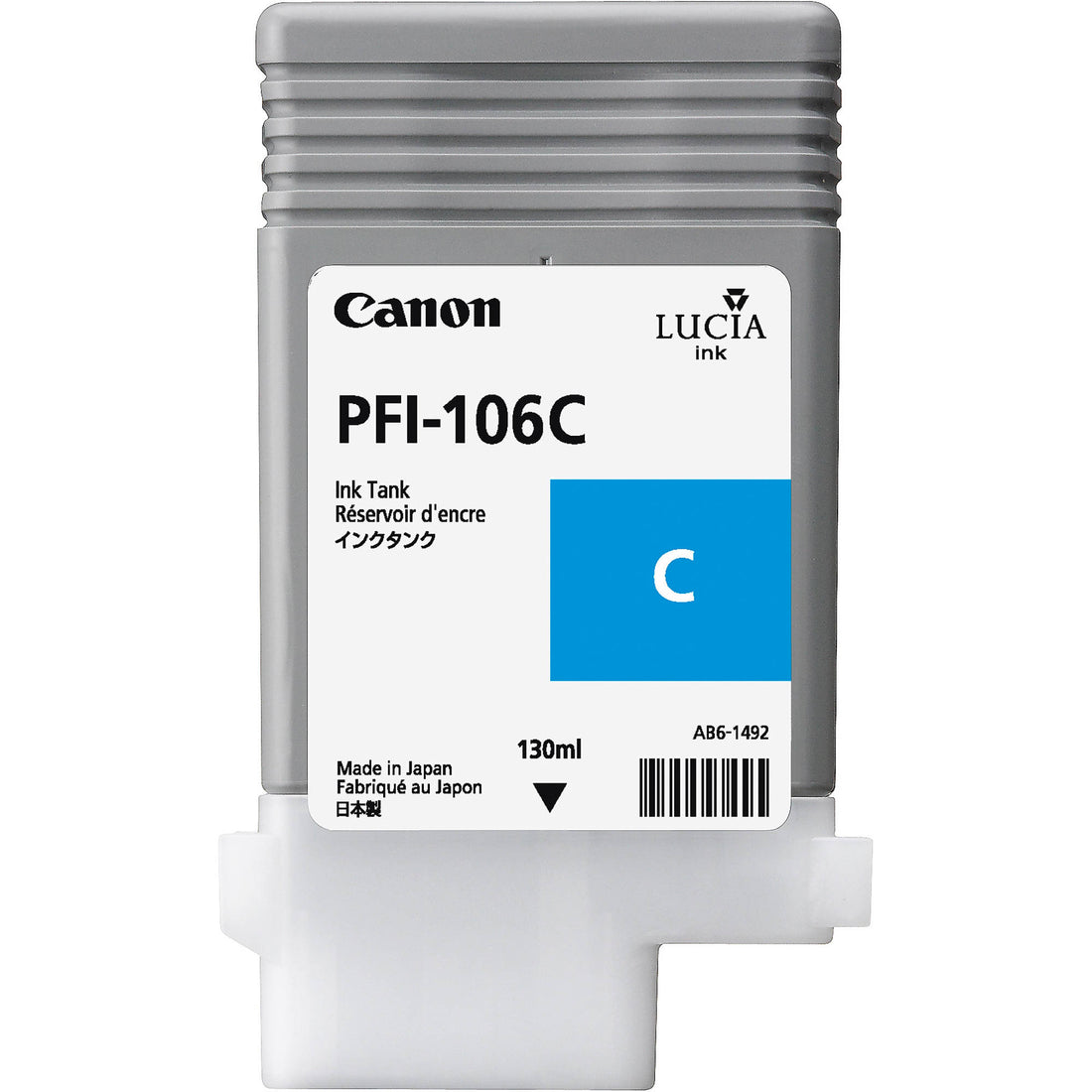 Canon PFI106C Cyan Genuine Ink Cartridge 130m