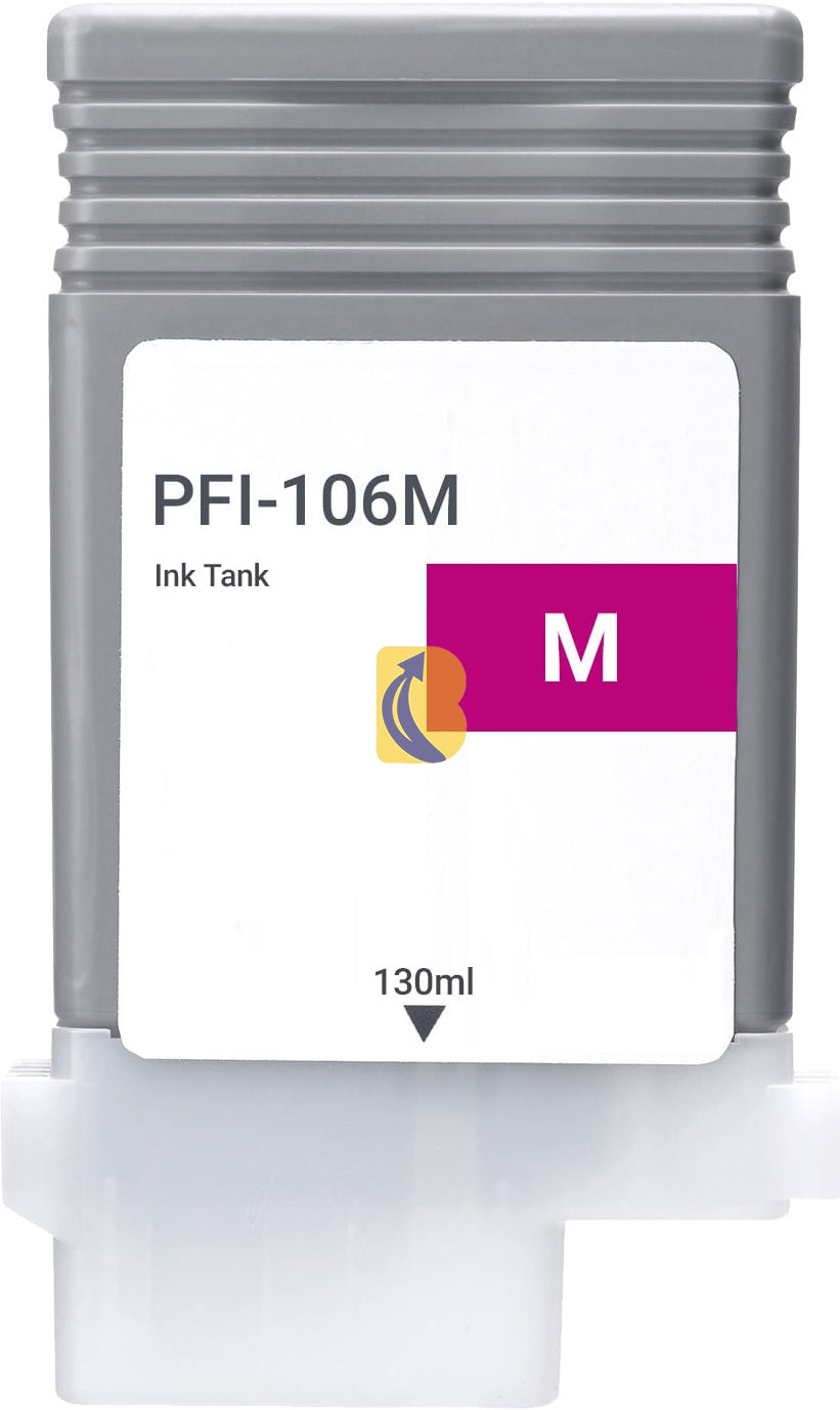 Canon PFI106M Magenta Compatible Ink Cartridge 130m