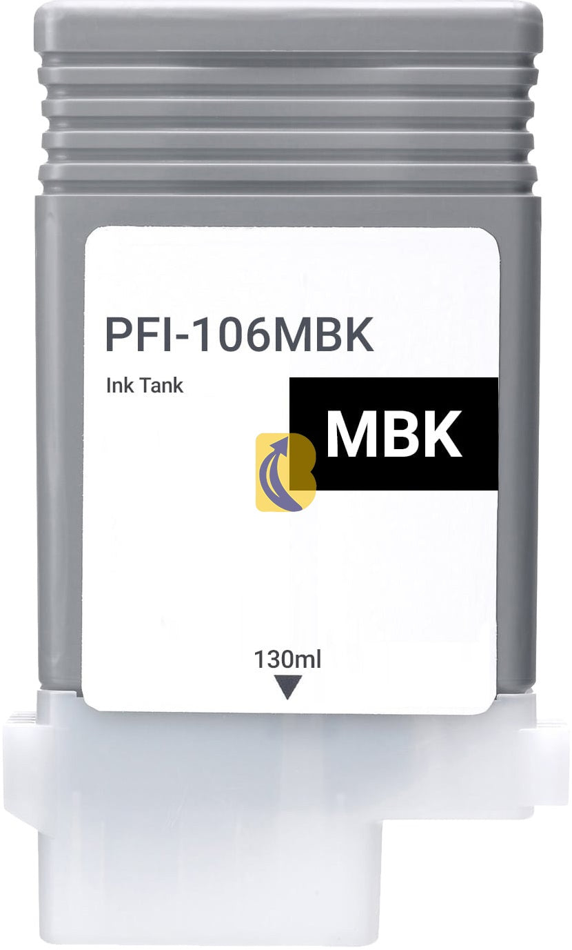 Top Banana's - Canon PFI106MBK Compatible Matte Black Ink Cartridge 130m