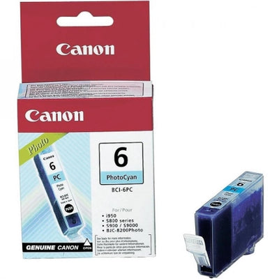 Genuine Canon BCI6PC Photo Cyan Ink Cartridge 100 Prints