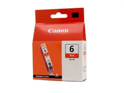 Genuine Canon BCI6R Red Ink Cartridge 100 Prints
