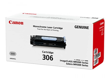 Canon CART306 Black Genuine Toner Cartridge 5,000 Prints