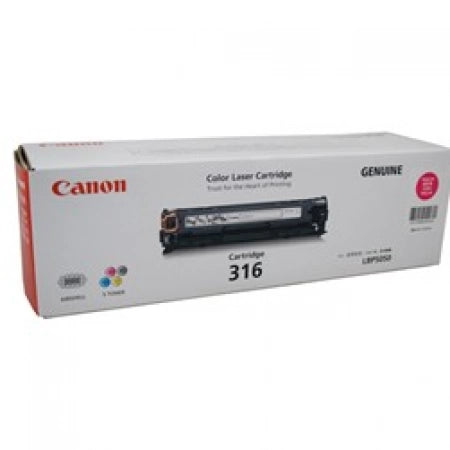 Genuine Canon CART316Y Yellow Toner Cartridge 1,500 Prints