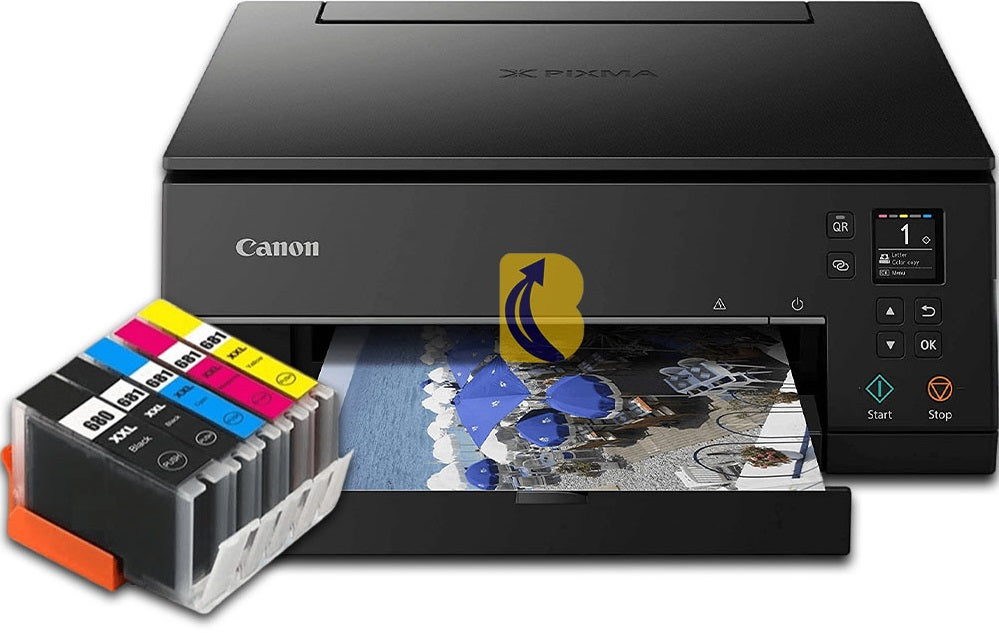 Canon pixma TS6360 Colour All-In-One Multifunction Inkjet Printer + Ink Bundle FREE Upgrade to the New TS7760