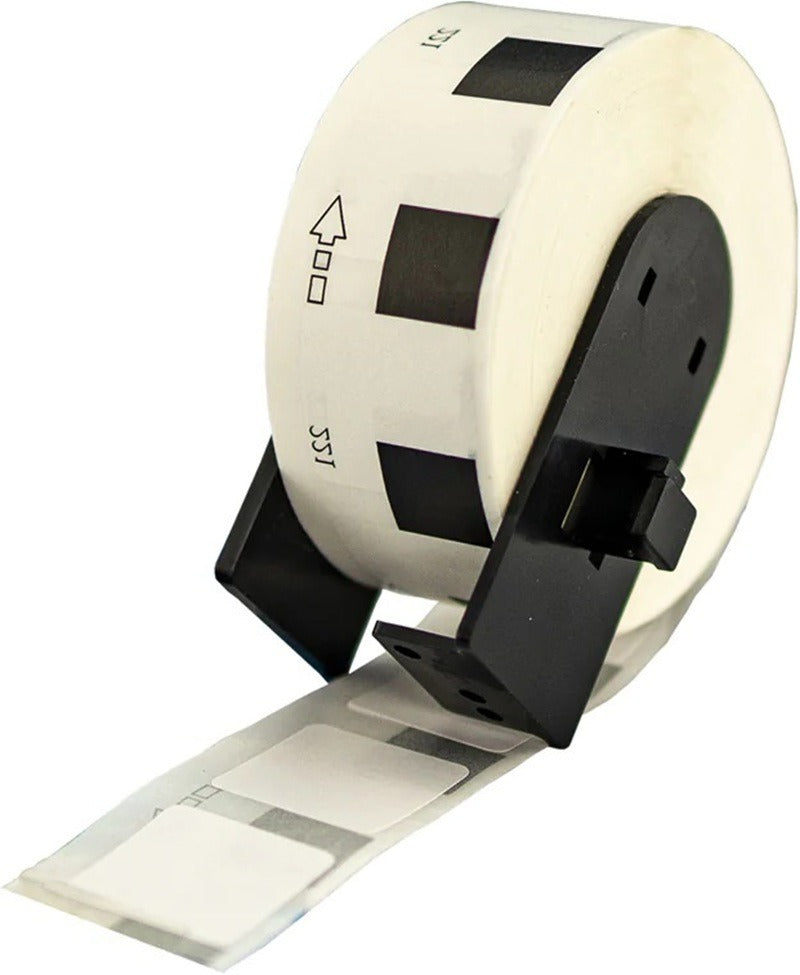Generic Brother DK-11221 black on white thermal die-cut label roll 1000/roll 23mm x 23m