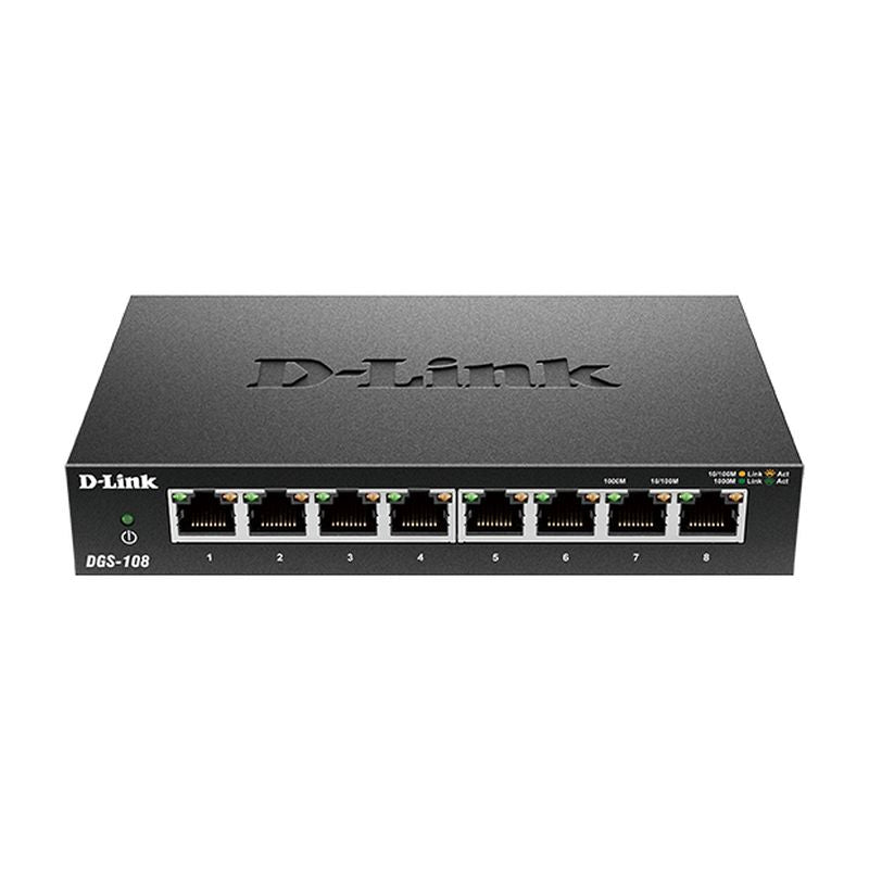 D-Link 8-Port Gigabit Desktop Switch DGS-108