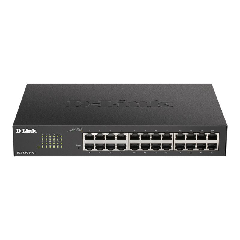 D-Link 24-Port Gigabit Smart Managed Switch DGS-1100-24V2