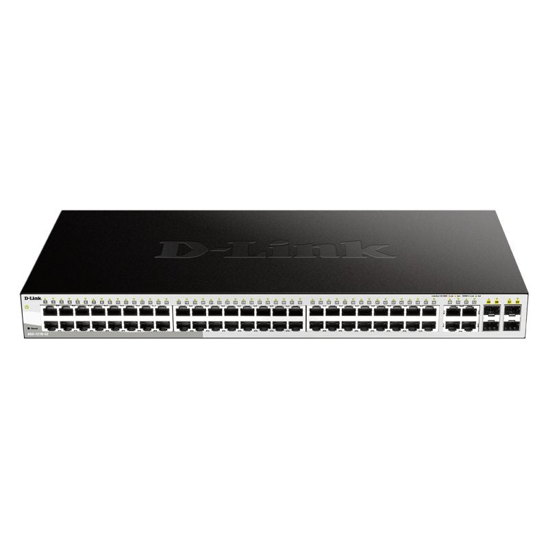 52-Port Gigabit Smart Managed Switch with 52 RJ45 ports and 4 SFP (Combo) Ports DGS-1210-52