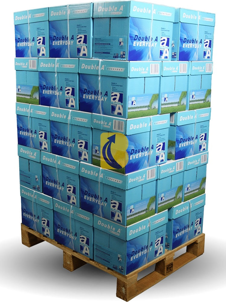 Double A Everyday White A4 Copy Paper 70gsm 300 Reams (500 Sheets Per Ream)