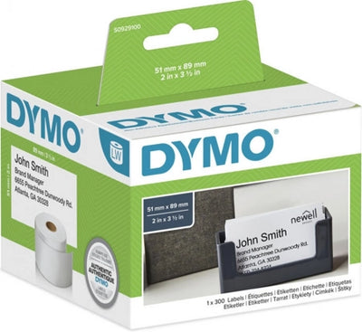 Dymo SD30374 Non-Adhesive White Name Badge S0929100 300 labels/roll
