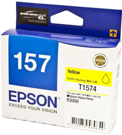 Epson T1574 C13T157490 Yellow Genuine Ink Cartridge 2,300 Prints