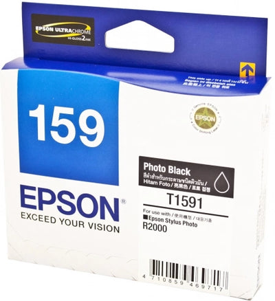 Epson T1591 C13T159190 Photo Black Genuine Ink Cartridge 2,000 Prints