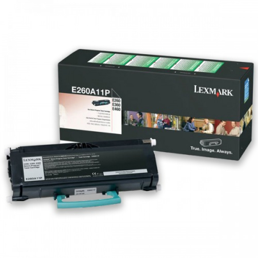 Genuine Lexmark E260A11P Black Toner Cartridge 3.5K Print Yield