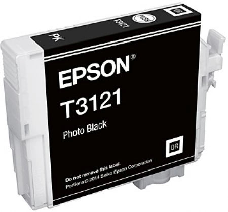 Epson T3121 C13T312100 Photo Black Genuine Ink Cartridge 4,200 Prints