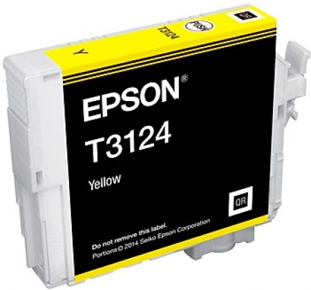 Genuine Epson T3124 C13T312400 Yellow Ink Cartridge 980 Prints