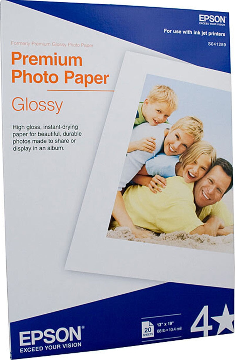 Epson A3+ S041289 Premium Glossy Paper 20 Sheets/Pack