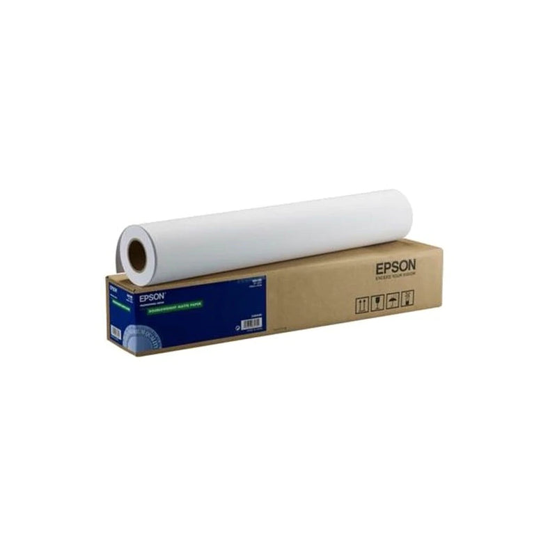 Epson S041385 Doubleweight Matte Paper Roll, 24" x 25 m, 180g/m2