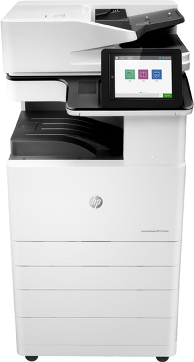 HP LaserJet Managed MFP E72530dn A3 Mono Multifunction Laser Printer + Trays + Base Refurbished