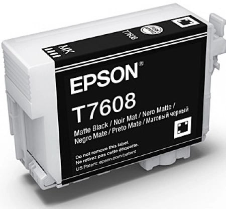 Epson 760 C13T760800 Matte Black Genuine Ink Cartridge 180 Prints