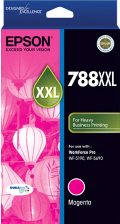 Epson 788XXL C13T788392 Magenta Genuine Ink Cartridge 4,000 Prints