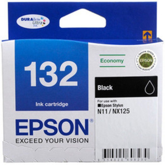 Genuine Epson T1321 Black Ink Cartridge 165 Page
