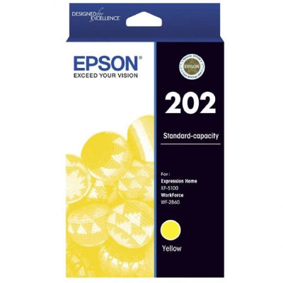 Epson 202 C13T02N492 Yellow Genuine Ink Cartridge 165 Prints