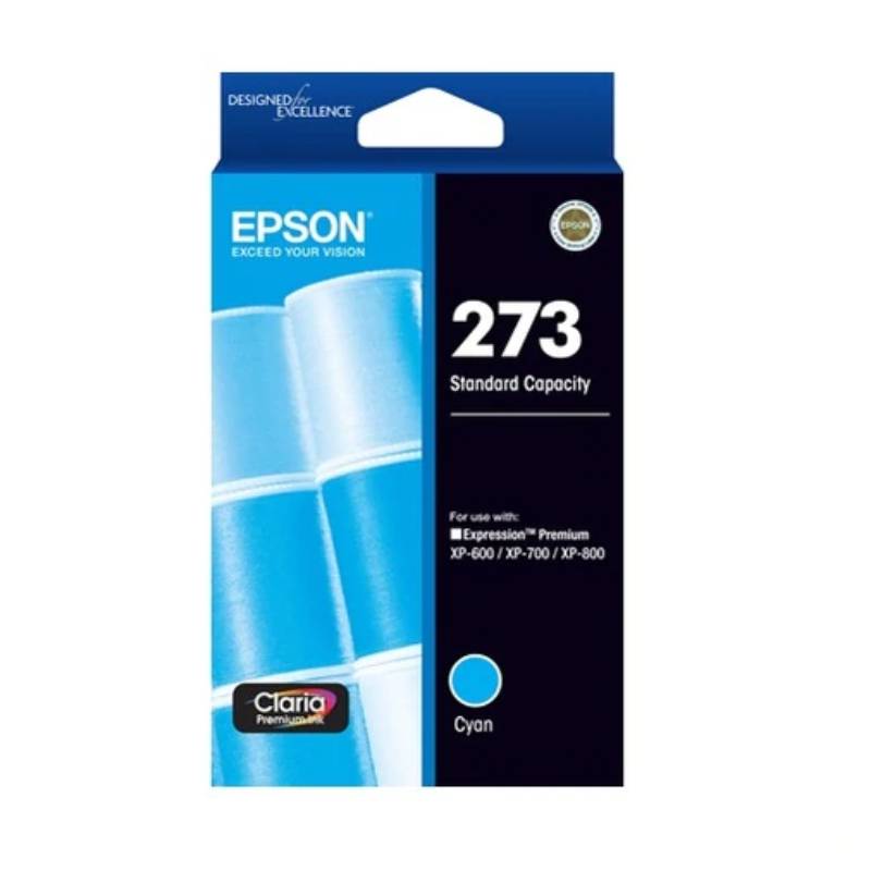 Epson 273 C13T273292 Cyan Genuine Ink Cartridge 300 Print
