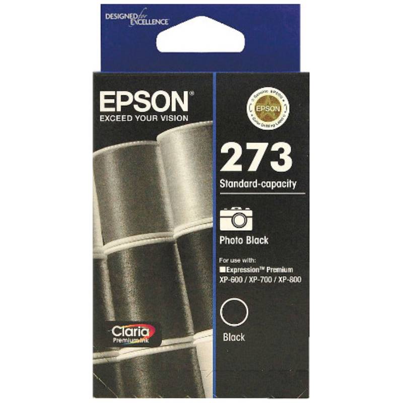 Epson 273 C13T273192 Photo Black Genuine Ink Cartridge 250 Print