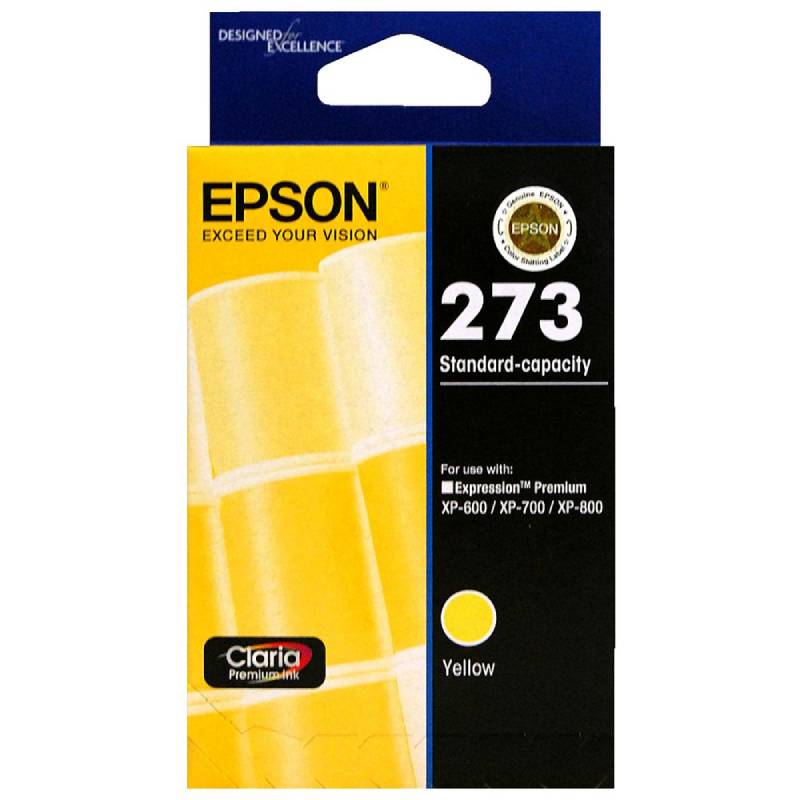 Epson 273 C13T273492 Yellow Genuine Ink Cartridge 300 Print