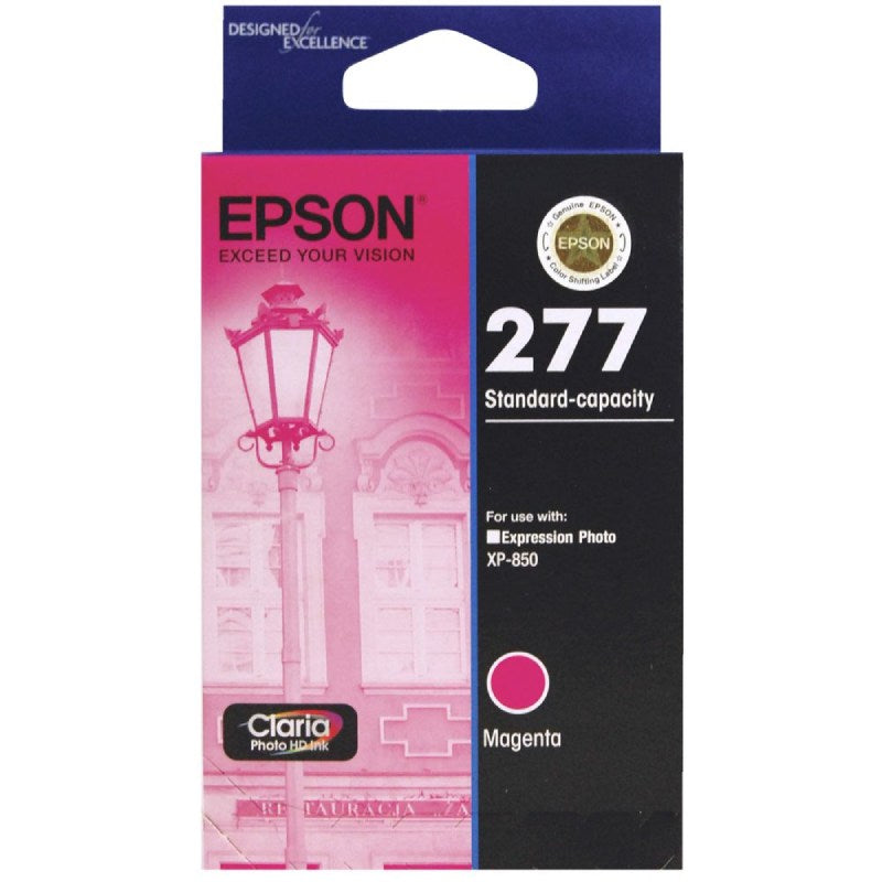 Genuine Epson 277 C13T277392 Magenta Ink Cartridge 360 Print