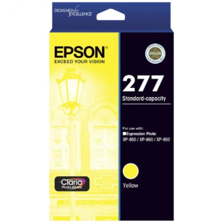 Genuine Epson 277 C13T277492 Yellow Ink Cartridge 360 Prints