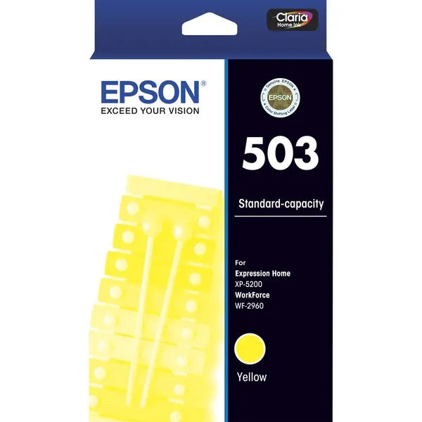 Genuine Epson 503 Yellow Ink Cartridge 165 Print