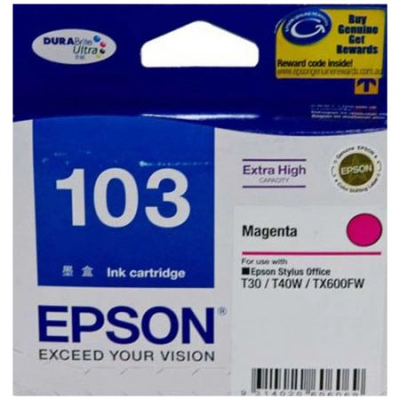 Genuine Epson T1033 C13T103392 Magenta Ink Cartridge 815 Prints
