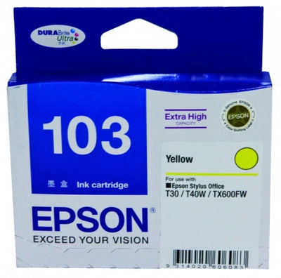 Genuine Epson T1034 C13T103492 Yellow Ink Cartridge 815 Prints