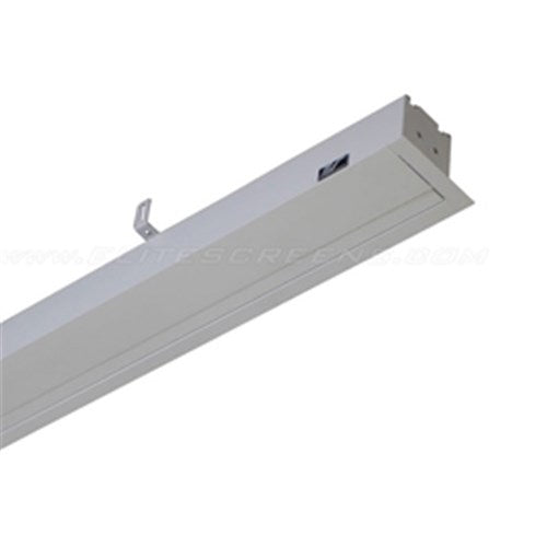 114" MOTORISED 16:10 PROJECTOR SCREEN WITH LONG LEADER TENSI ONED AERIE TENSION