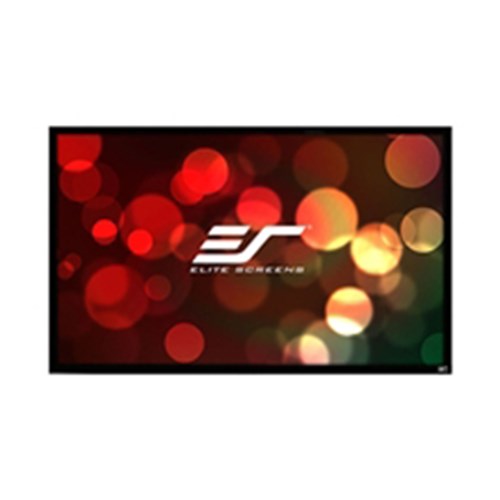 135" FIXED FRAME 16:9 SABLE FR AME PROJECTOR SCREEN 6CM BLACK VELVET BORDER