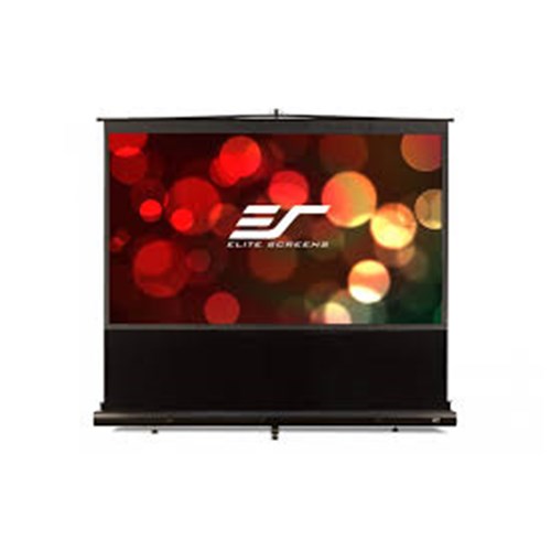 80" PORTABLE 16:10 PULL-UP PROJECTOR SCREEN FLOOR PULL UP SWIVEL LEGS EZCINEMA