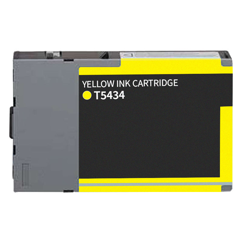 Compatible Epson T5434 Yellow Ink Cartridge C13T543400 110m