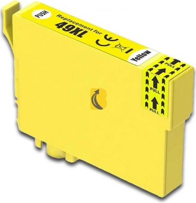 Epson 49XL Compatible Yellow Ink Cartridge C13T10F492 - 350 Prints