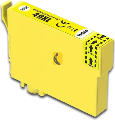 Epson 49XL Compatible Yellow Ink Cartridge C13T10F492 - 350 Print