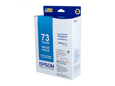 Epson 73N C13T105192BP Genuine Ink Cartridge Value Pack