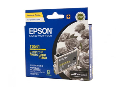 Epson T0541 C13T054190 Photo Black Genuine Ink Cartridge 550 Prints